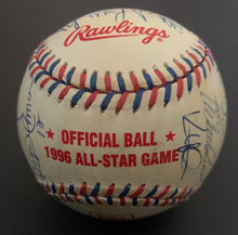 Load image into Gallery viewer, 1996 MLB All-Star Autographed x19 Team Signed Official Baseball PSA LOA A-Rod
