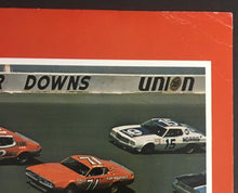 Load image into Gallery viewer, 1977 NASCAR Racing Advertising Display Dover Downs Speedway Mason Dixon 500
