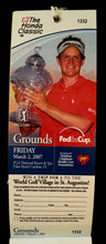 Load image into Gallery viewer, Full Set 6 Daily Tickets from 2007 Honda Classic Book + Tickets Luke Donald

