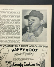 Load image into Gallery viewer, 1954 CFL Football Program Edmonton Eskimos Vs Calgary Stampeders Autographed x7
