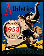1953 Philadelphia Athletics Yearbook MLB Baseball Vintage Penultimate Season