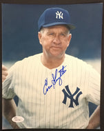 Enos Slaughter New York Yankees Signed 8