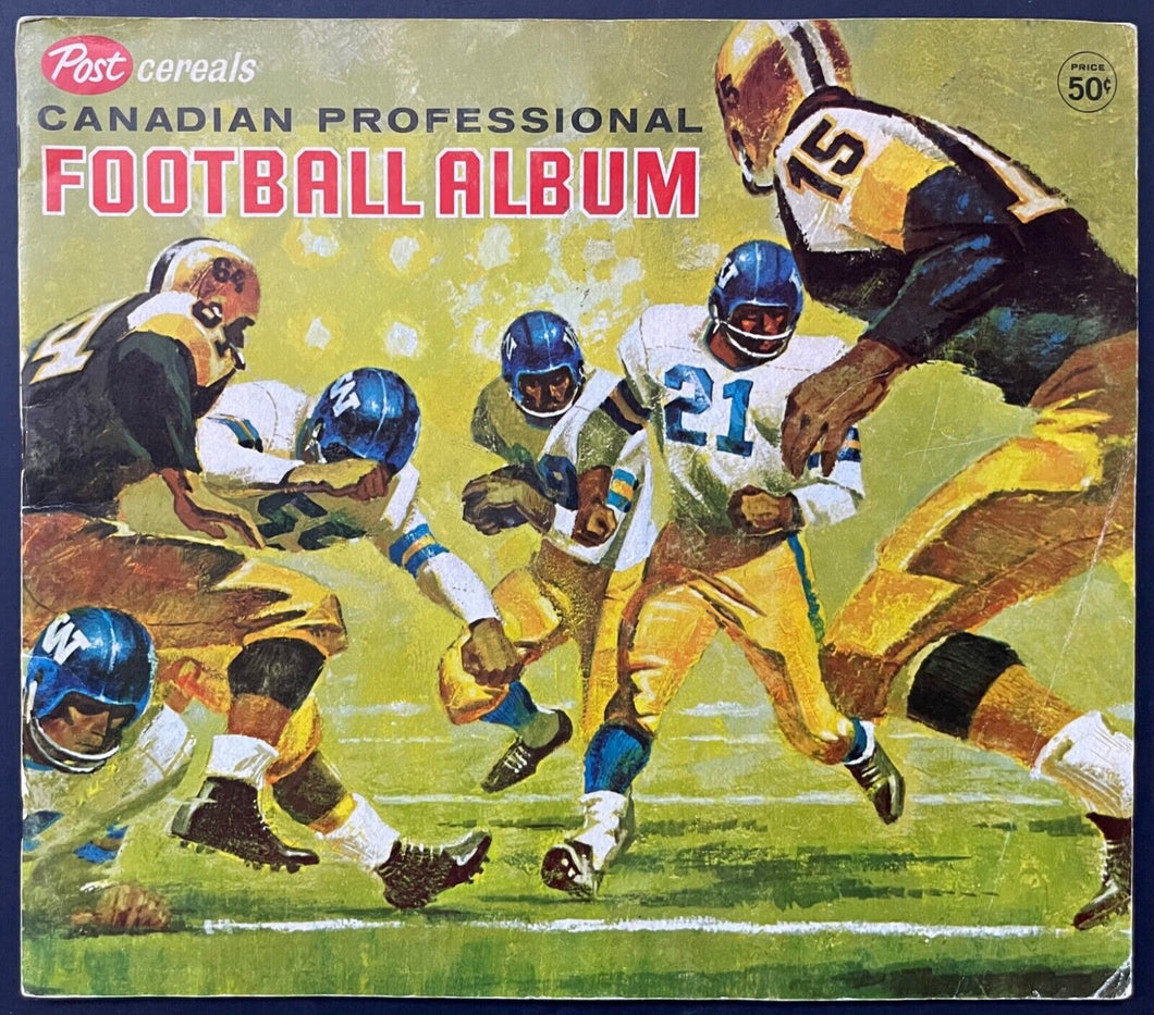 1962 Post Cereal CFL Football Card Album Empty Blank No Cards/Decals Vintage