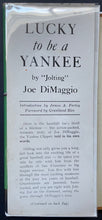 Load image into Gallery viewer, Joe DiMaggio Autographed Lucky To Be A Yankee Book New York Signed JSA LOA MLB
