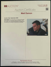 Load image into Gallery viewer, Matt Damon Autographed 8x10 Photo Celebrity Movie Star Signed PSA/DNA COA
