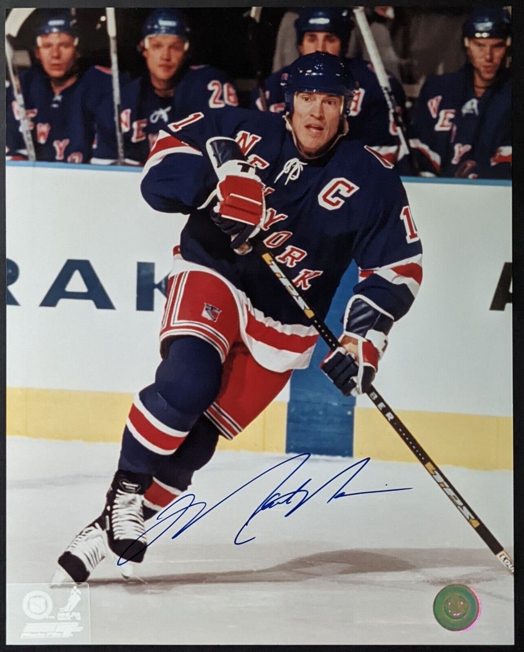 Mark Messier Autographed Signed Photo New York Rangers NHL Hockey Stevie Y Holo