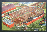 1951 University of Minnesota Memorial Stadium Football Postcard Vintage