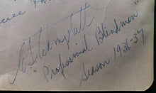 Load image into Gallery viewer, 1936 Signed NHL Hockey Star Babe Dye President Clarence Campbell Autographed
