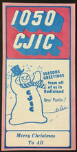 Load image into Gallery viewer, 1974 CJIC Radio Survey Music Chart Sault Ste. Marie Ontario Seasons Greetings
