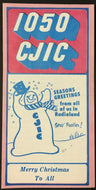 1974 CJIC Radio Survey Music Chart Sault Ste. Marie Ontario Seasons Greetings