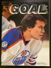 Load image into Gallery viewer, 1983 NHL Hockey Program Edmonton Oilers vs Minnesota North Stars Mark Messier
