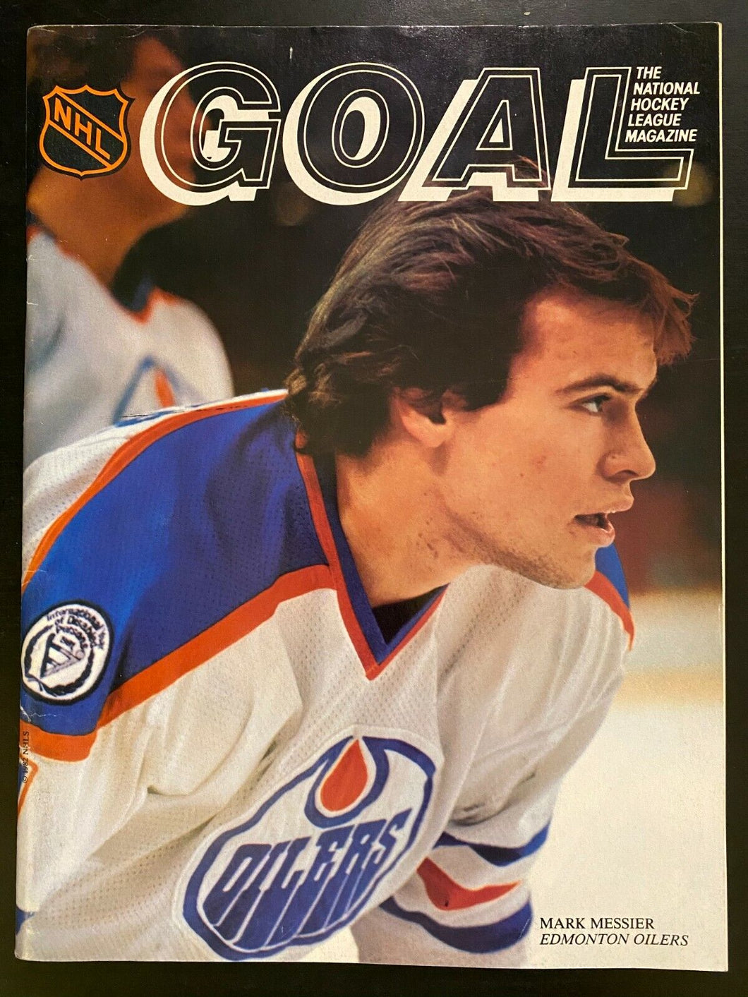 1983 NHL Hockey Program Edmonton Oilers vs Minnesota North Stars Mark Messier