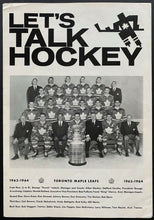 Load image into Gallery viewer, 1964 Toronto Maple Leafs Stanley Cup Champs LP Record Album + Booklet NHL Hockey
