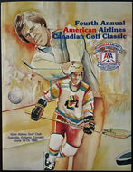 1980 American Airlines Canadian Golf Classic Program 19 NHL HofFers Orr Gretzky