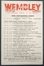 Load image into Gallery viewer, 1950 IIHF World Hockey Championship Program w/ Gameday Lineups Wembley Vintage
