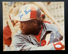 Load image into Gallery viewer, Tim Raines Autographed Montreal Canadiens MLB Baseball Photo Signed 8x10 JSA COA
