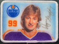 1981 Edmonton Oilers Wayne Gretzky Unused Patch Vintage Hockey Sports