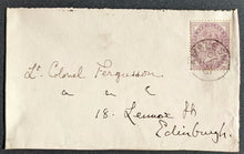 Load image into Gallery viewer, 1887 Envelope Address Written By Author John Ruskin To Lt. Col Alex Ferguson
