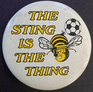 1970's Vintage Chicago Sting NASL North American Soccer League Pinback Button