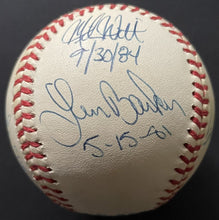 Load image into Gallery viewer, MLB Perfect Game Pitchers Multi Signed American League Baseball x7 Autos JSA LOA
