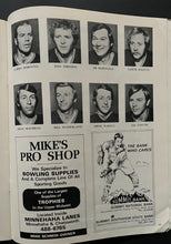Load image into Gallery viewer, 1972 WHA Hockey Minnesota Fighting Saints 1st Game Program v Winnipeg Jets Hull
