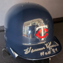 Load image into Gallery viewer, Harmon Killebrew Minnesota Twins Autographed Baseball Mini-Helmet MLB HOF
