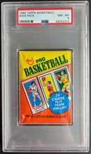 Load image into Gallery viewer, 1980 Topps Pro Basketball Wax Pack PSA NM-MT 8 NBA Magic Johnson Larry Bird
