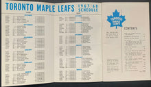 Load image into Gallery viewer, 1967/68 Toronto Maple Leaf Media Guide Stanley Cup Champion NHL Hockey Dave Keon
