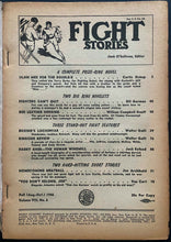Load image into Gallery viewer, 1946 Fight Stories Pulp Magazine Fall Issue Harry Greb Human Windmill Vintage
