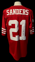 Load image into Gallery viewer, Deion Sanders Signed San Francisco 49ers NFL Football Jersey Fanatics Authentic
