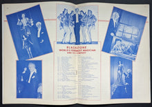 Load image into Gallery viewer, 1940s Magician Blackstone Souvenir Program With Secrets Of Magic Magazine VTG
