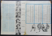 Load image into Gallery viewer, 1959 NHL Sheet Insert - Toronto Telegram, TV Weekly Promotion Of O&#39;Keefe Brewery
