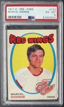 Load image into Gallery viewer, 1971 O-Pee-Chee #133 Marcel Dionne Rookie Card Detroit Red Wings PSA EX-MT 6
