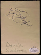 NHL Hockey Signed Album Page Derek Sanderson Fred Stanfield Autographed JSA COA