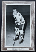 Load image into Gallery viewer, 1950-64 Beehive Corn Syrup Group 3 Hockey Photo Pierre Pilote NHL White Sweater
