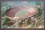 1960's Rose Bowl Stadium Pasadena California Football Postcard  Vintage