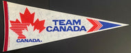 1985 Signed IIHF World Championships Canada Pennant Autographed Mario Lemieux