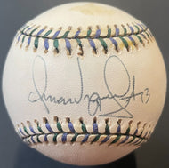 1998 Omar Vizquel Signed MLB All-Star Game Baseball Cleveland Indians COA JSA