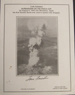 Tom Ferebee Autographed Bombardier on Enola Bay Photos Hiroshima Japan