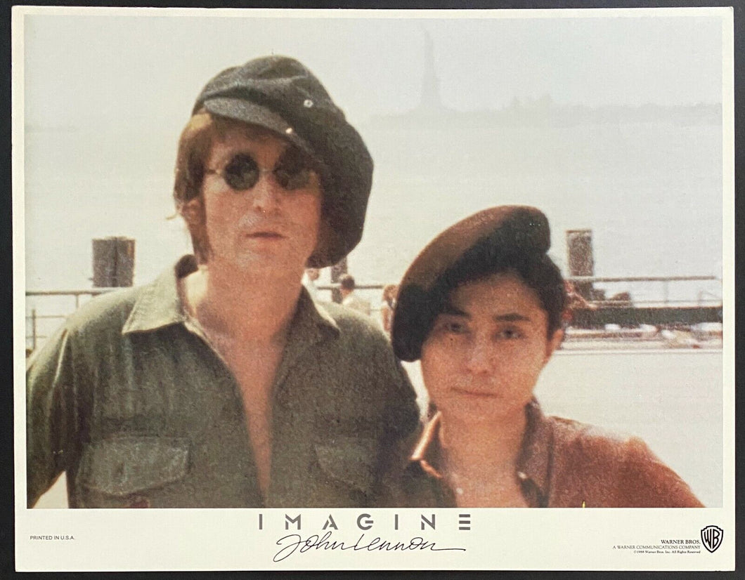 1988 John Lennon Imagine Documentary Lobby Card Warner Bros