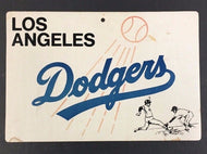 Los Angeles Dodgers MLB Baseball Vintage Sign Cardboard