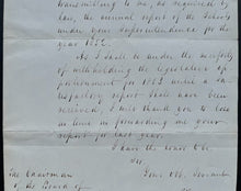 Load image into Gallery viewer, 1853 Egerton Ryerson Hand Written Signed Letter Upper Canada Autographed Vintage
