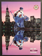 Load image into Gallery viewer, 1991 Chicago Stadium NHL All Star Game Program HOFer Gretzky Stan Mikita Vintage

