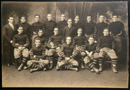 1914 New York Area Football Team Cabinet Photo Vintage Rare Brooklyn