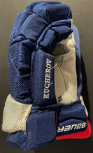 Load image into Gallery viewer, 2022 Nikita Kucherov Game Worn Bauer Hockey Gloves Photo Matched Tampa Bay NHL
