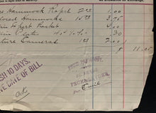Load image into Gallery viewer, Peck + Snyder Original Receipt New York City Baseball + Sporting Goods Emporium
