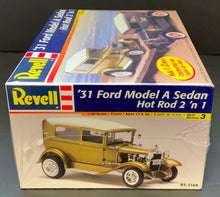 Load image into Gallery viewer, Revell Ford Model A Sedan Hot Rod 2 ‘n 1 Model Kit New Original Box
