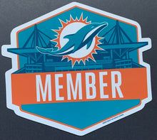 Load image into Gallery viewer, 2023 NFL Miami Dolphins Football Season Ticket Member - Pin + Beer sleeve+Magnet
