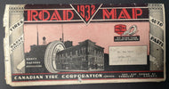 1932 Vintage Canadian Tire Road Map Catalogue Rare Toronto Catalog Automotive