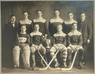 1920s Vintage Type 1 South Oshawa Hockey Championship Photo Ontario Canada
